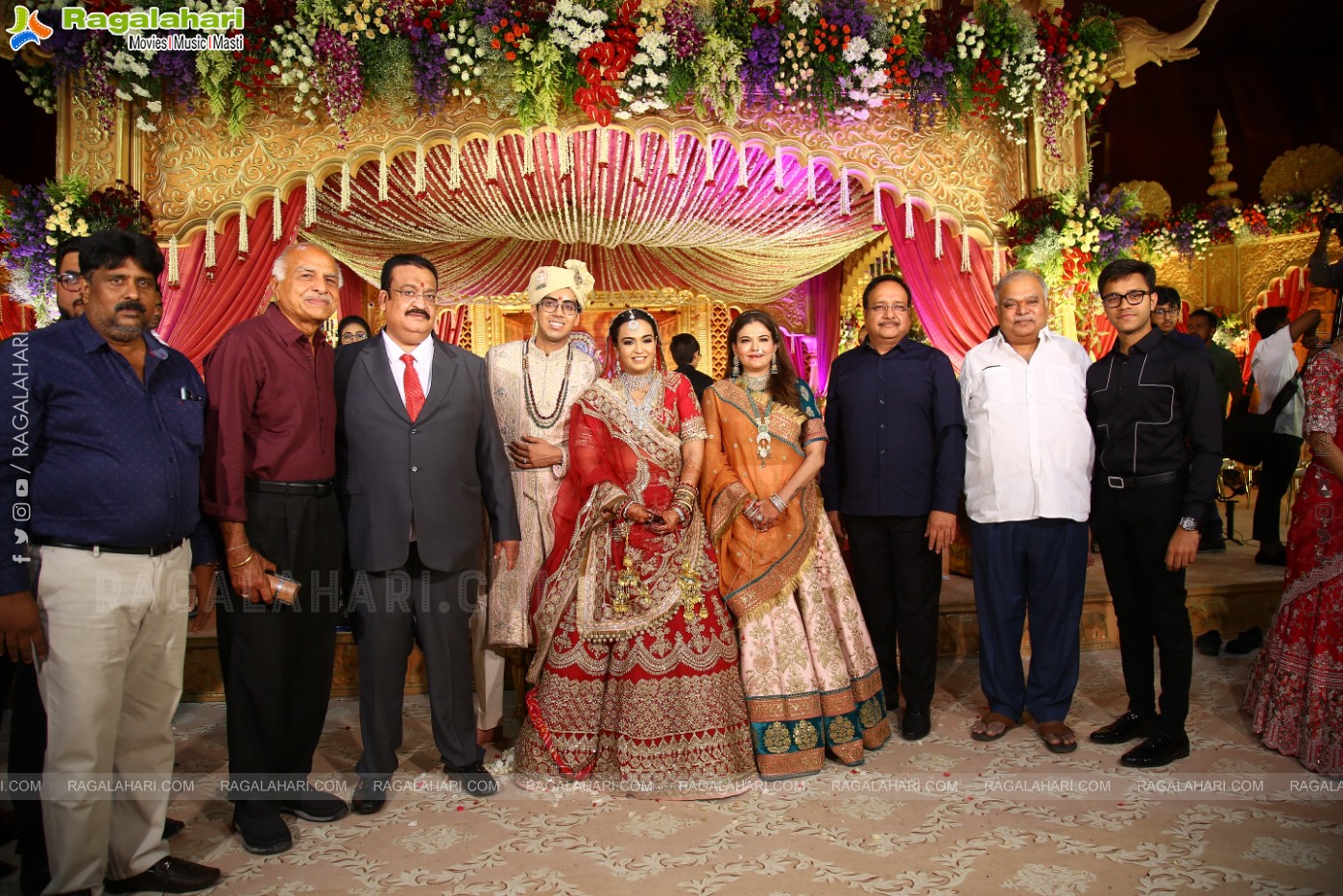 Tollywood Celebs at Jhanvi Narang - Adithya Wedding