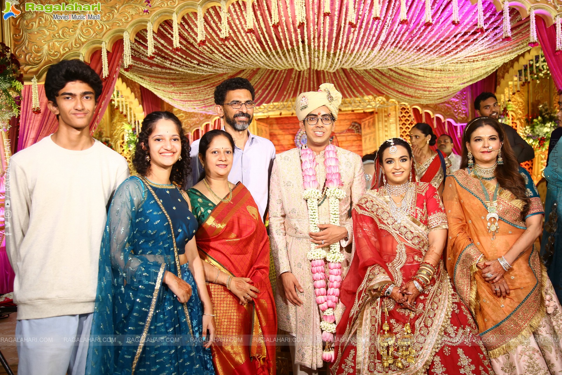 Tollywood Celebs at Jhanvi Narang - Adithya Wedding