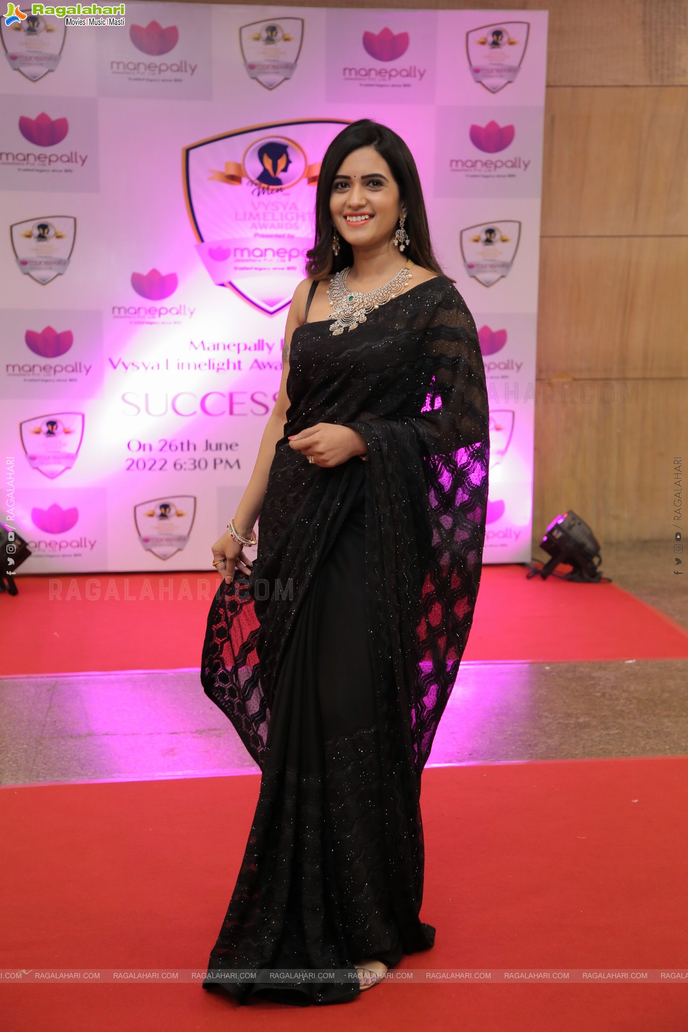 Manepally Jewellers Special Diamond Jewellery Collection Launch at HICC Novotel