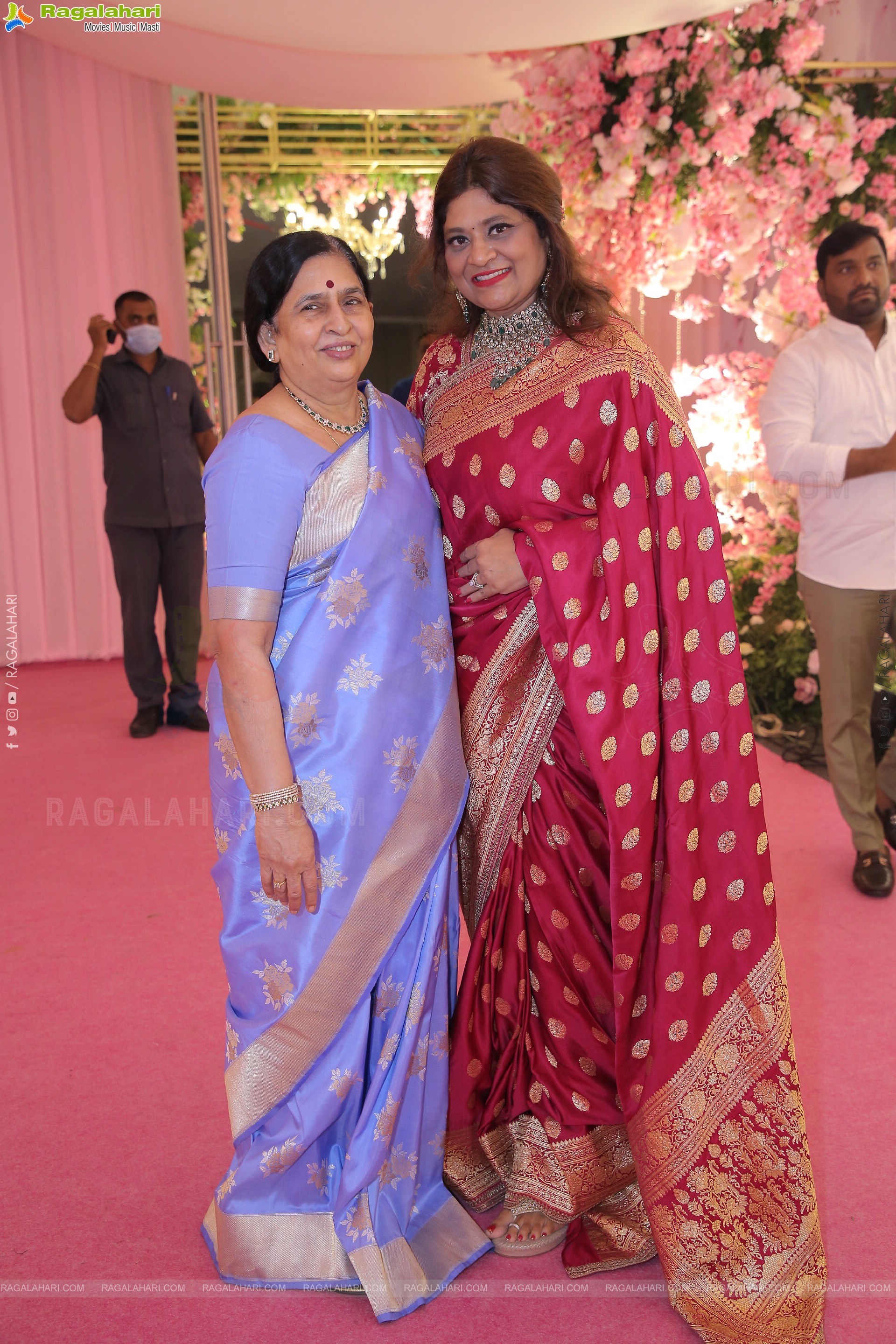 Celebs at Prateek & Hitha Engagement Ceremony at N Convention, Hyderabad