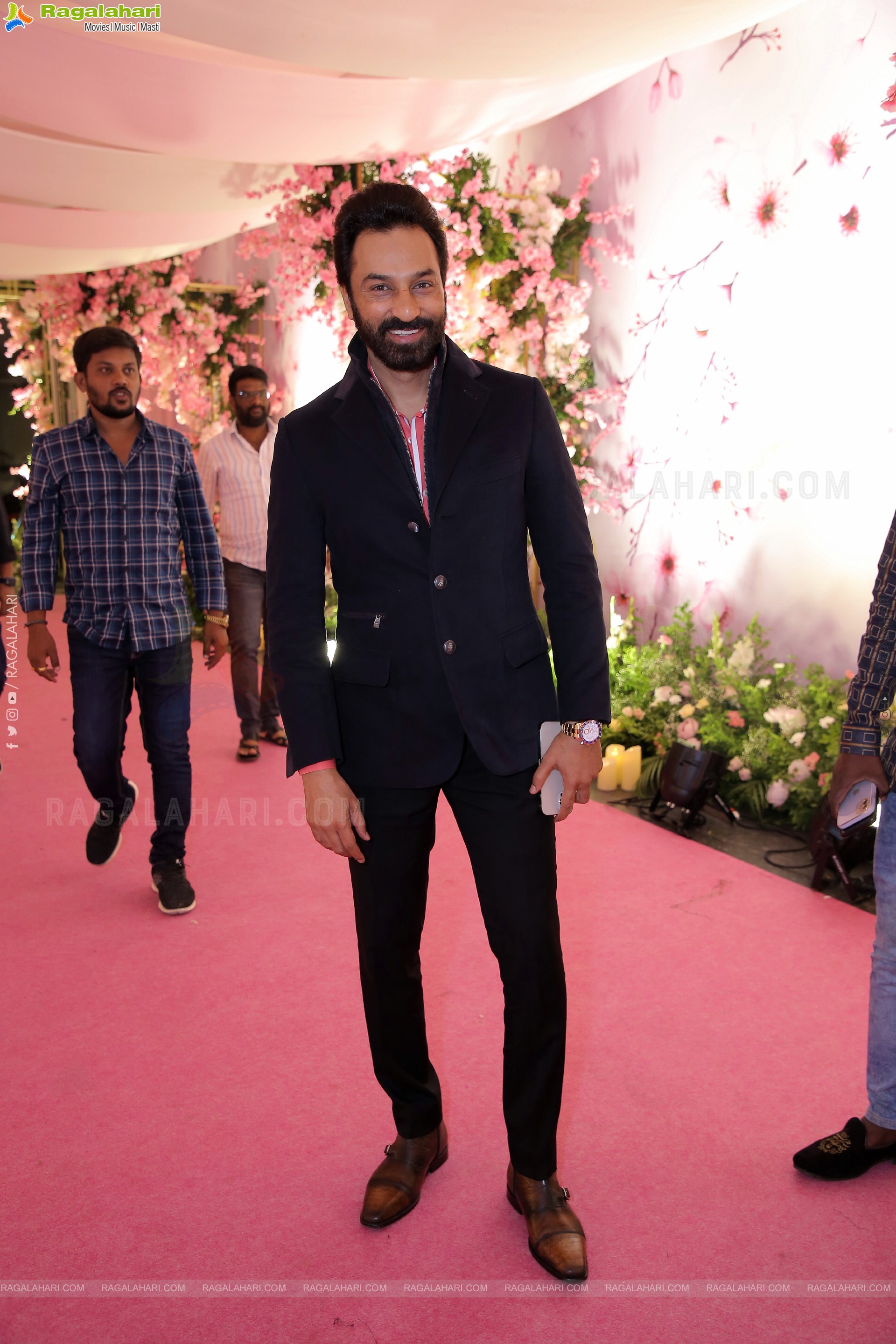 Celebs at Prateek & Hitha Engagement Ceremony at N Convention, Hyderabad