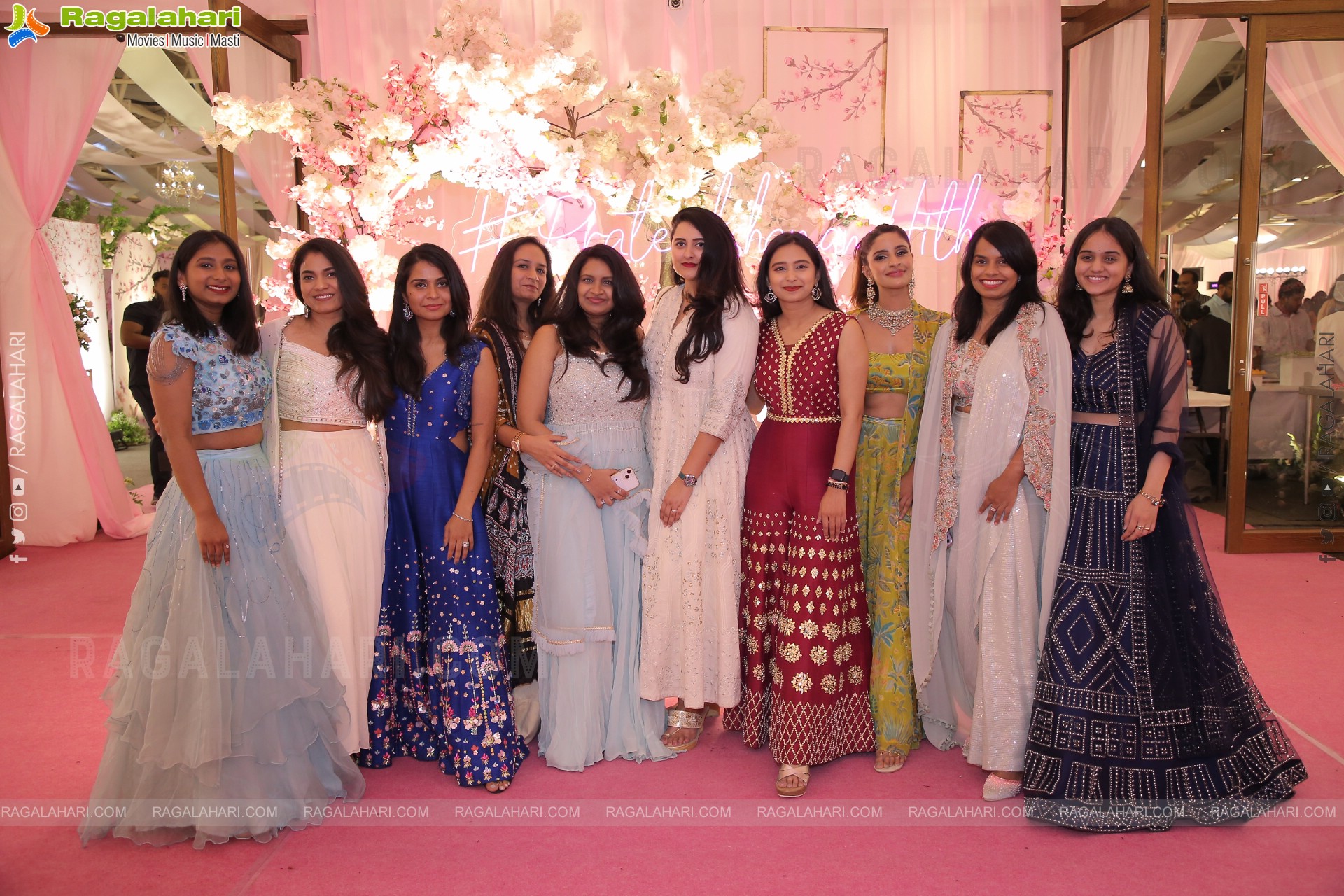 Celebs at Prateek & Hitha Engagement Ceremony at N Convention, Hyderabad