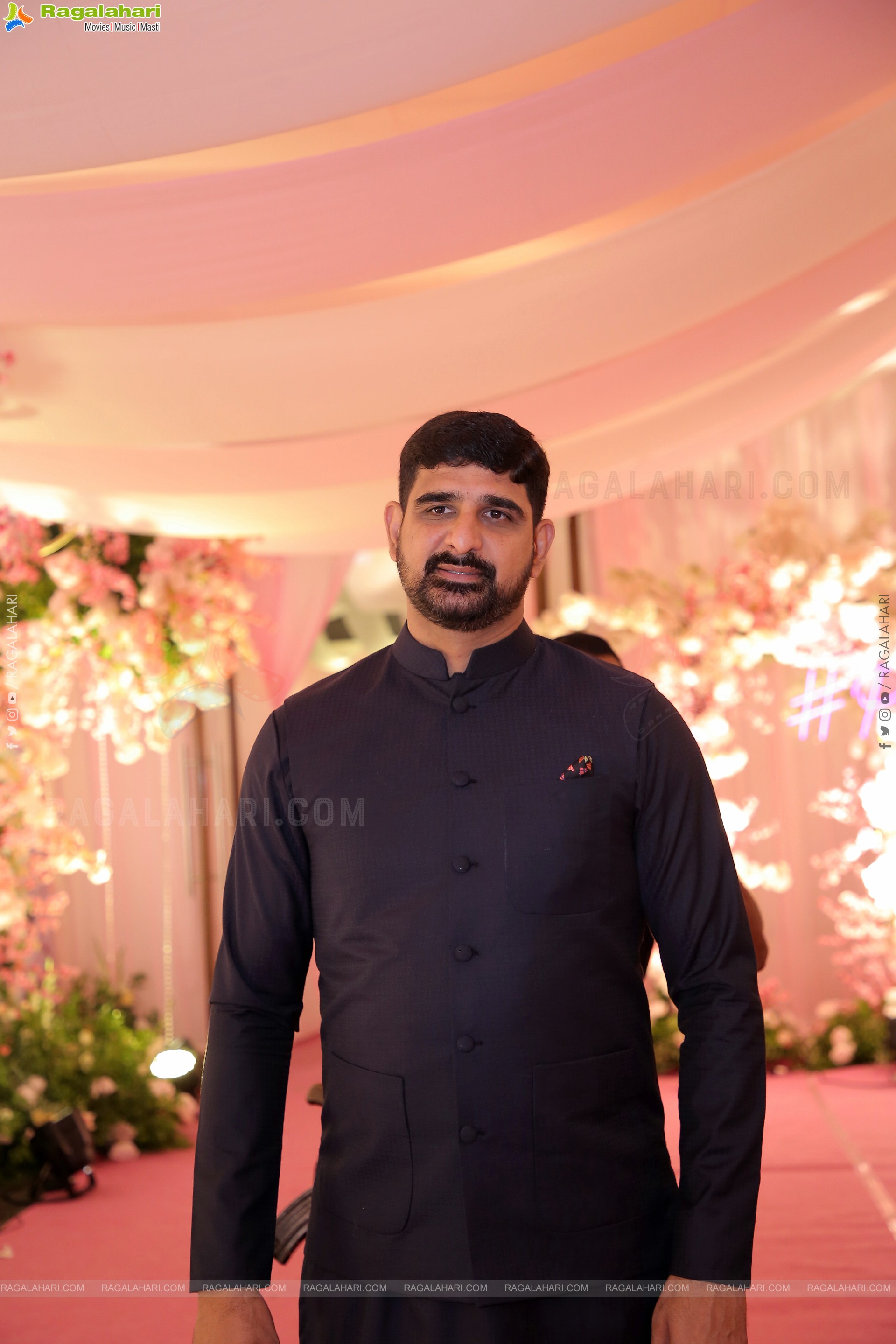 Celebs at Prateek & Hitha Engagement Ceremony at N Convention, Hyderabad