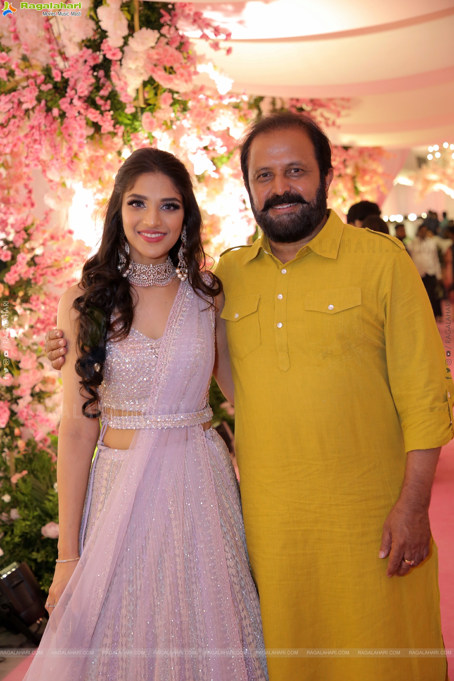 Celebs at Prateek & Hitha Engagement Ceremony at N Convention, Hyderabad