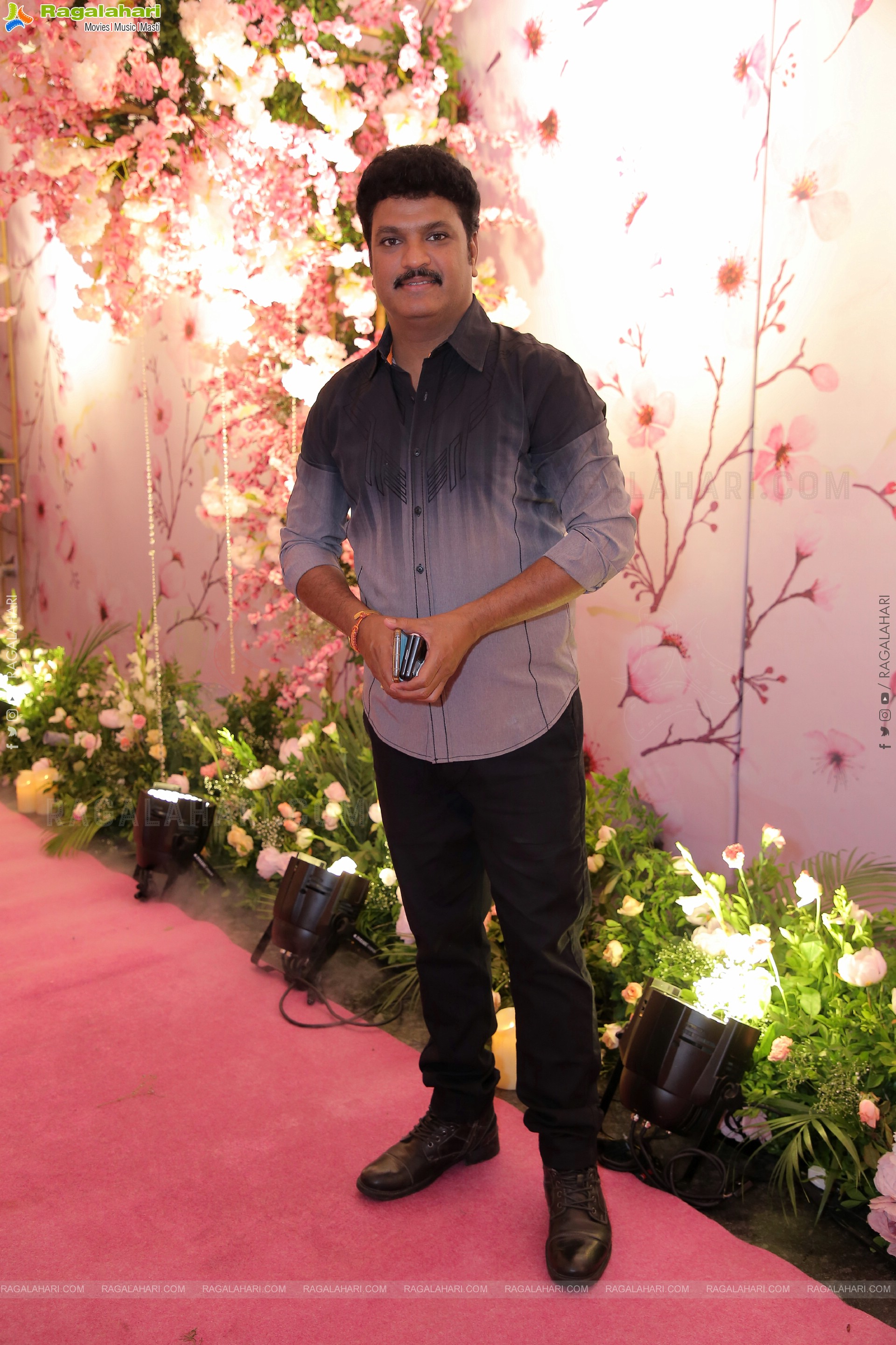 Celebs at Prateek & Hitha Engagement Ceremony at N Convention, Hyderabad