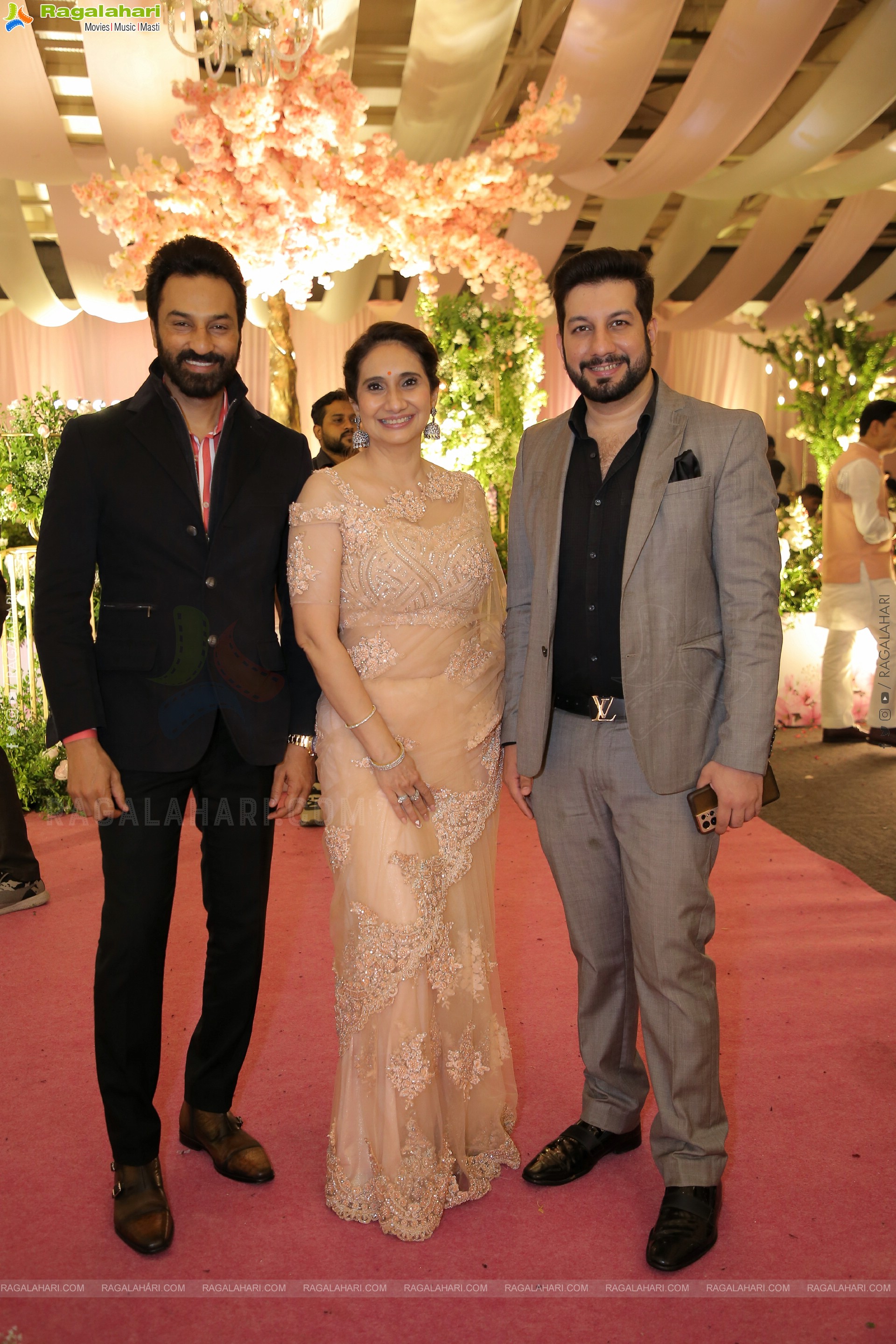 Celebs at Prateek & Hitha Engagement Ceremony at N Convention, Hyderabad