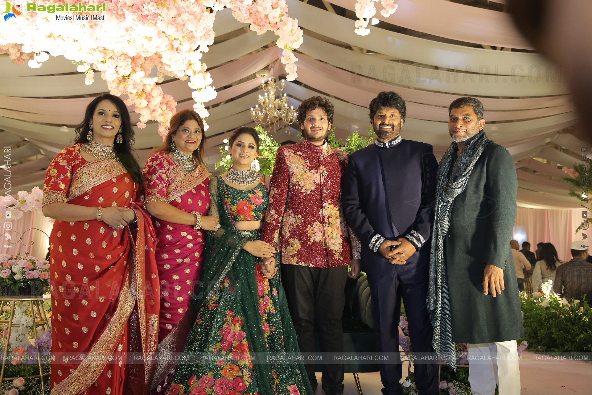 Celebs at Prateek & Hitha Engagement Ceremony at N Convention, Hyderabad