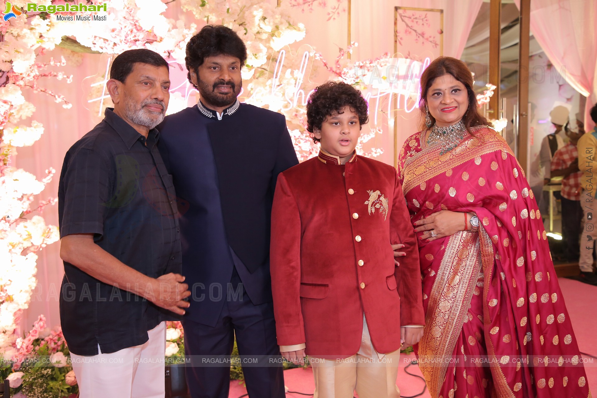 Celebs at Prateek & Hitha Engagement Ceremony at N Convention, Hyderabad