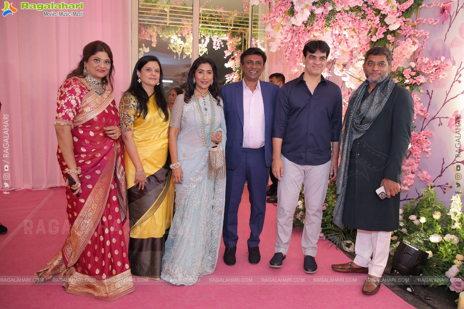 Celebs at Prateek & Hitha Engagement Ceremony at N Convention, Hyderabad