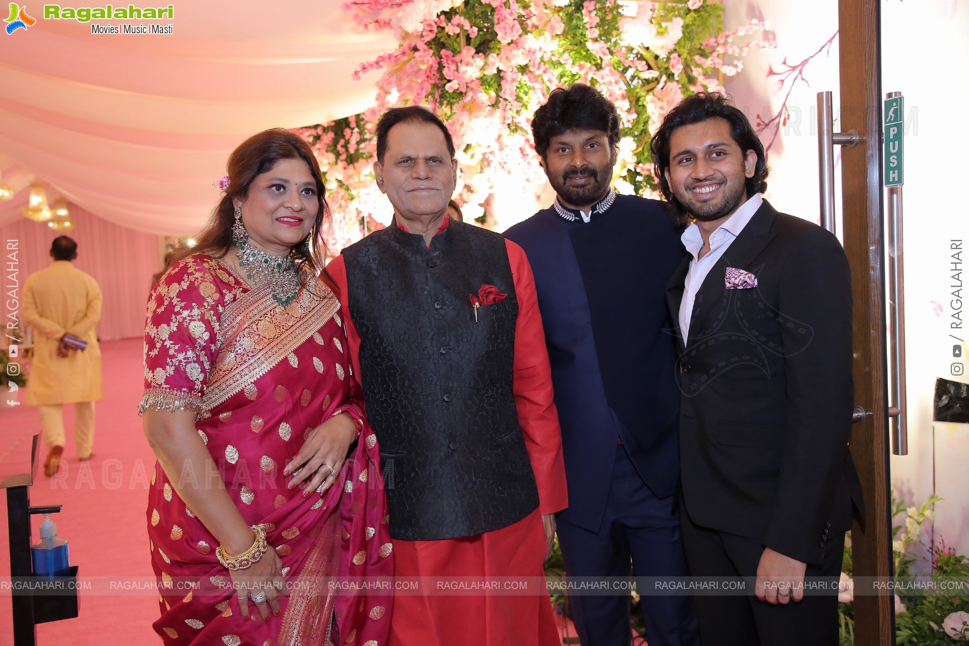 Celebs at Prateek & Hitha Engagement Ceremony at N Convention, Hyderabad