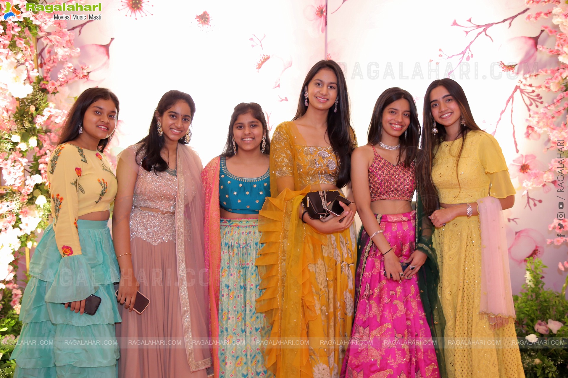 Celebs at Prateek & Hitha Engagement Ceremony at N Convention, Hyderabad