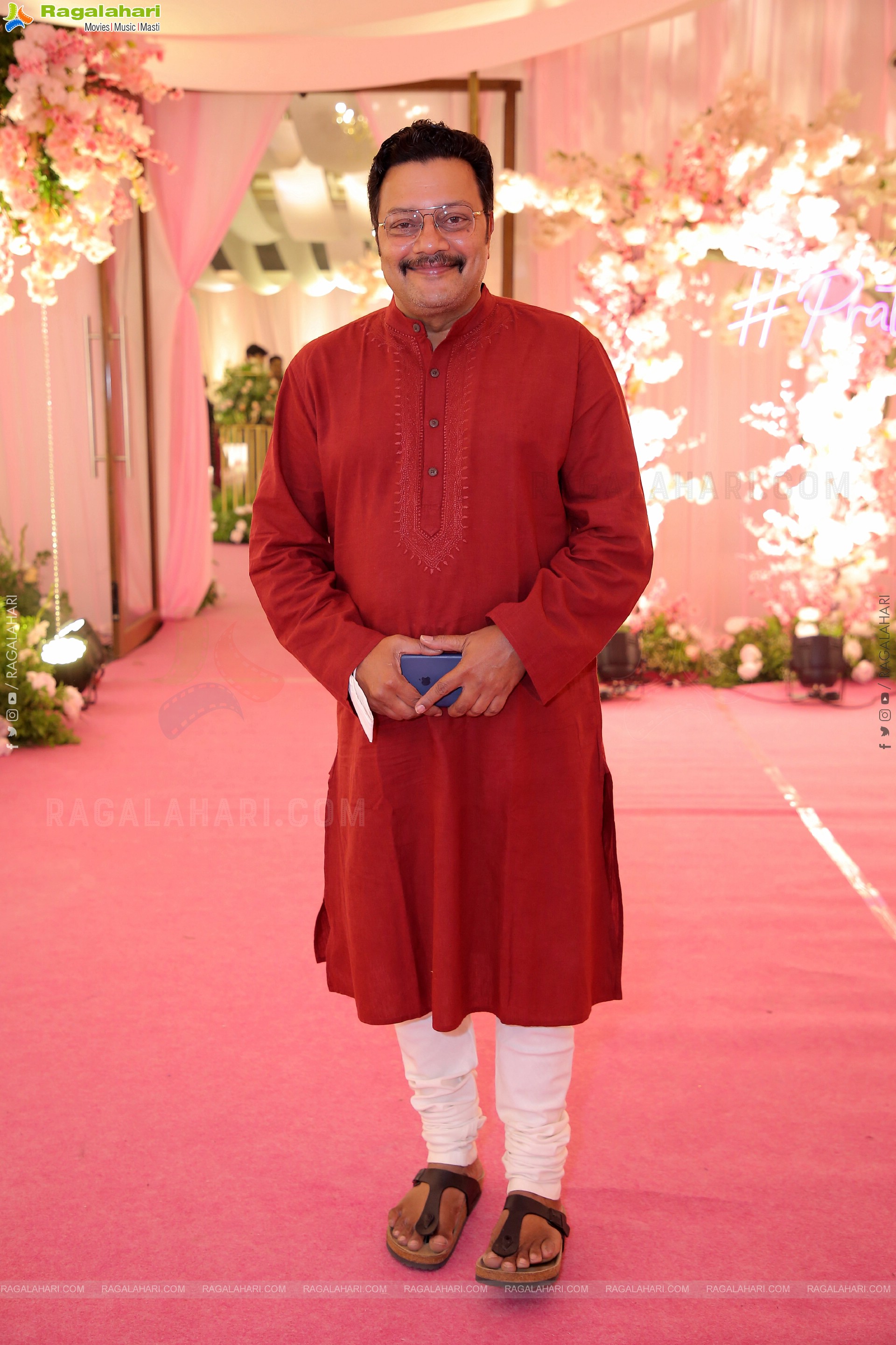 Celebs at Prateek & Hitha Engagement Ceremony at N Convention, Hyderabad