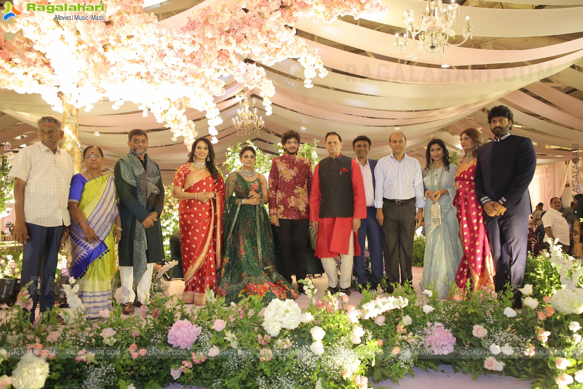 Celebs at Prateek & Hitha Engagement Ceremony at N Convention, Hyderabad