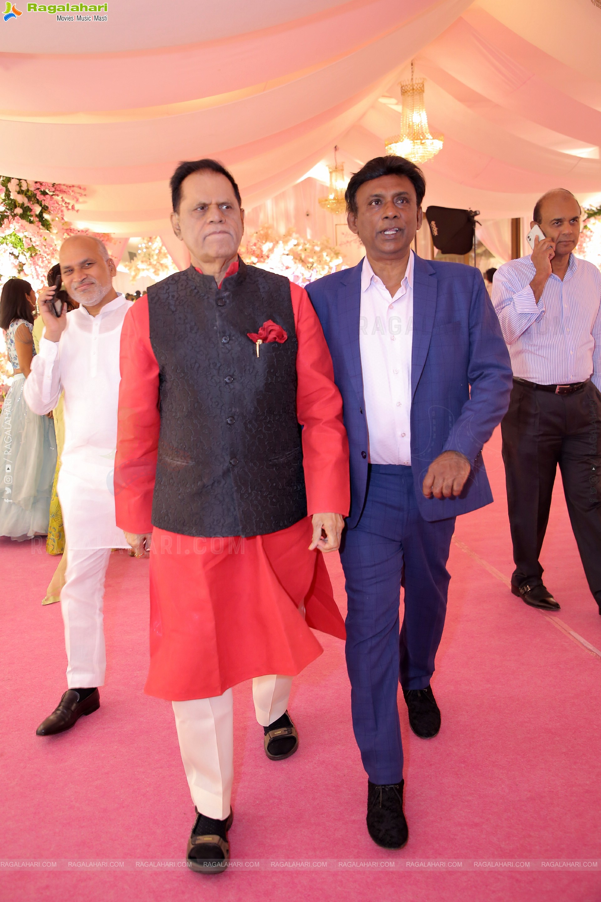 Celebs at Prateek & Hitha Engagement Ceremony at N Convention, Hyderabad