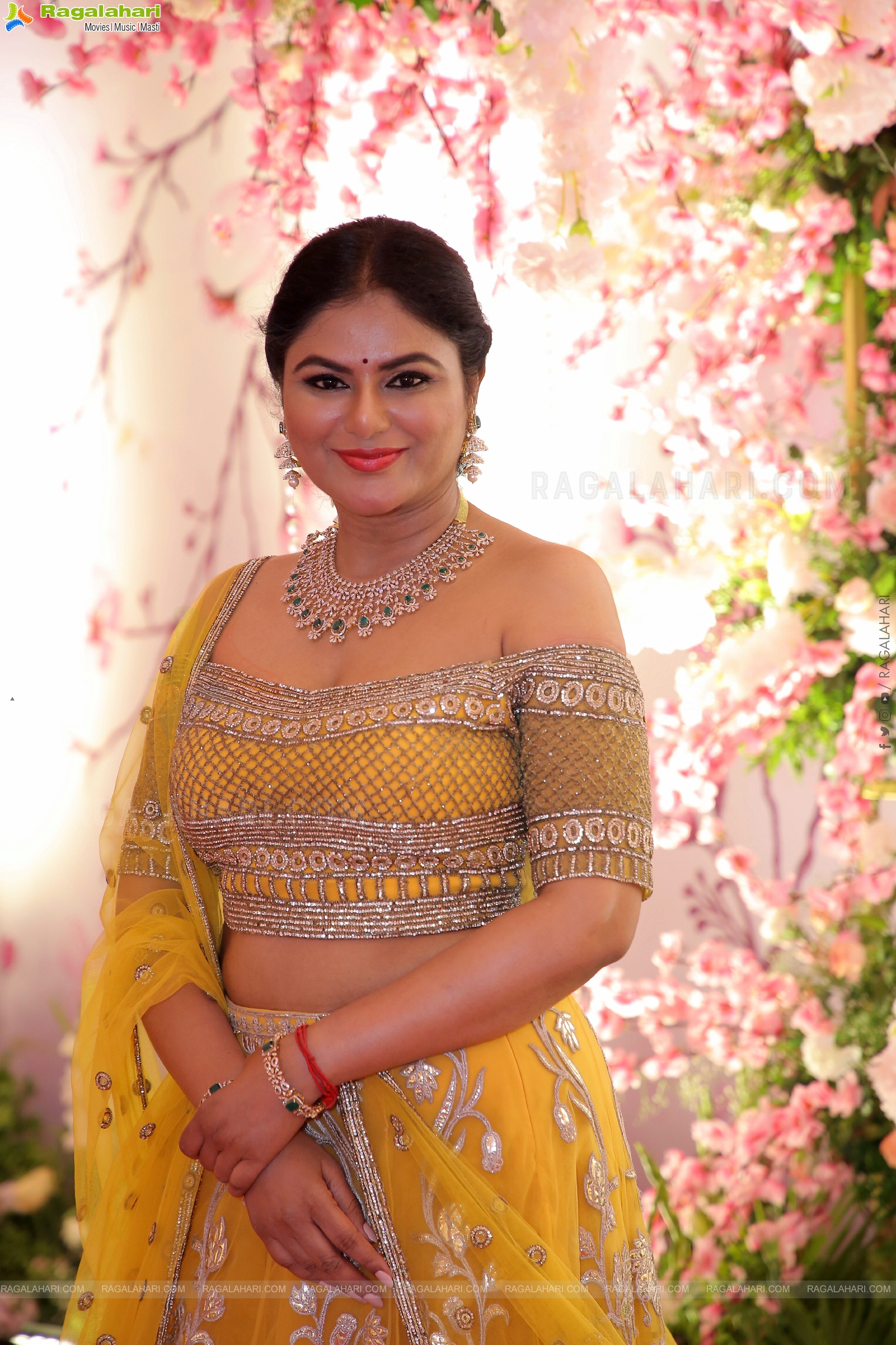 Celebs at Prateek & Hitha Engagement Ceremony at N Convention, Hyderabad