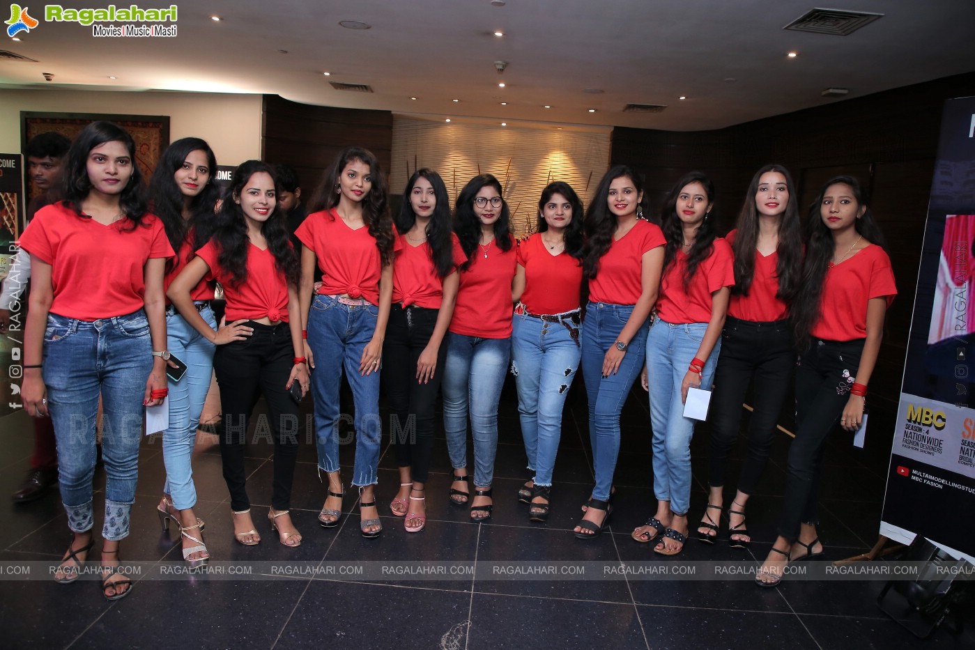 SBMS Bridal Makeup Competition Season-4 Poster Launch Event at The Park, Hyderabad