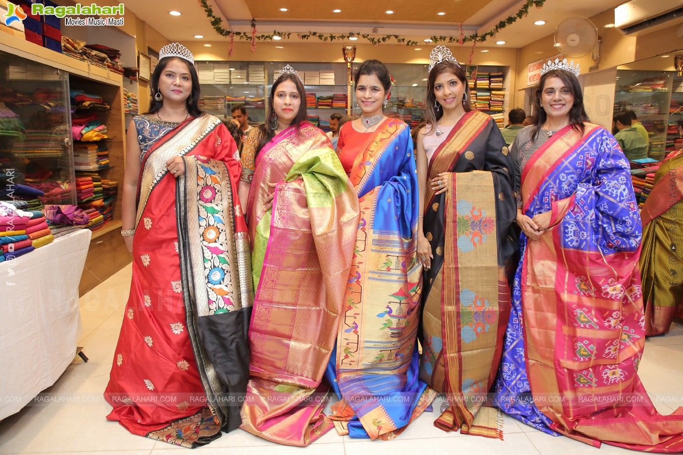 Sri Avanthi Silks 7th Anniversary Celebrations and Models Fashion Walk