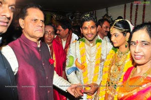 Allu Arjun Sneha Reddy Grand Wedding Photos