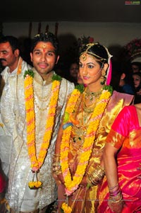 Allu Arjun Sneha Reddy Grand Wedding Photos