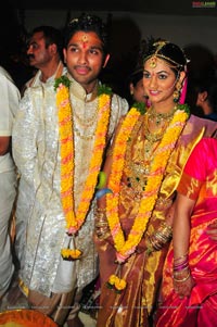 Allu Arjun Sneha Reddy Grand Wedding Photos