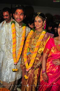 Allu Arjun Sneha Reddy Grand Wedding Photos