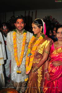 Allu Arjun Sneha Reddy Grand Wedding Photos