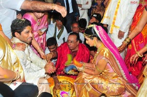 Allu Arjun Sneha Reddy Grand Wedding Photos