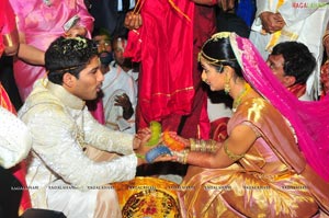 Allu Arjun Sneha Reddy Grand Wedding Photos