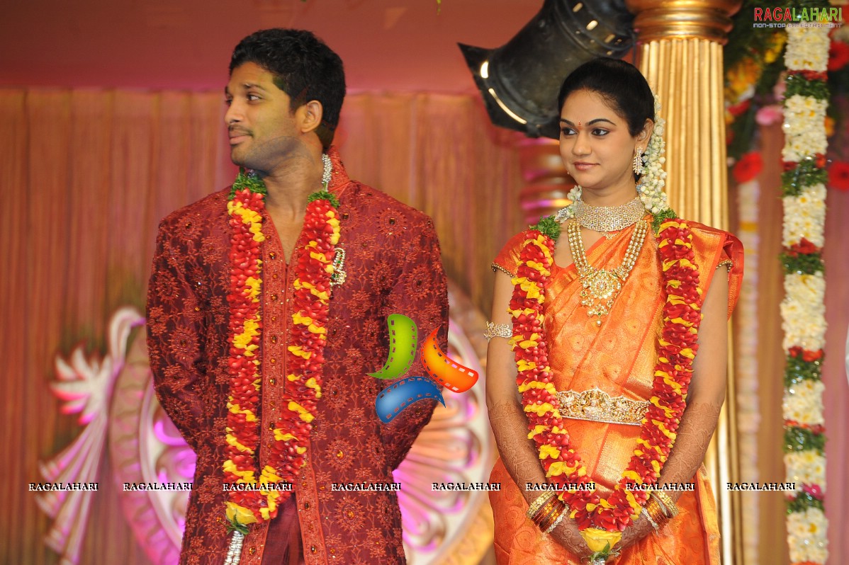 Allu Arjun-Sneha Reddy Wedding Reception