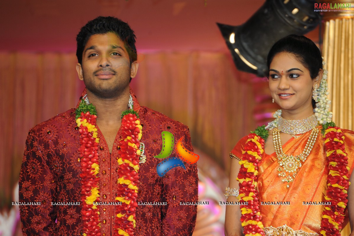 Allu Arjun-Sneha Reddy Wedding Reception