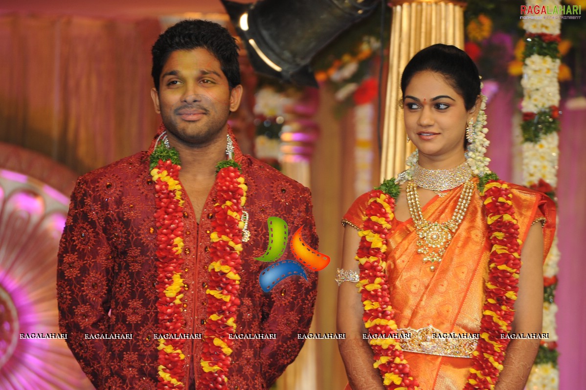 Allu Arjun-Sneha Reddy Wedding Reception