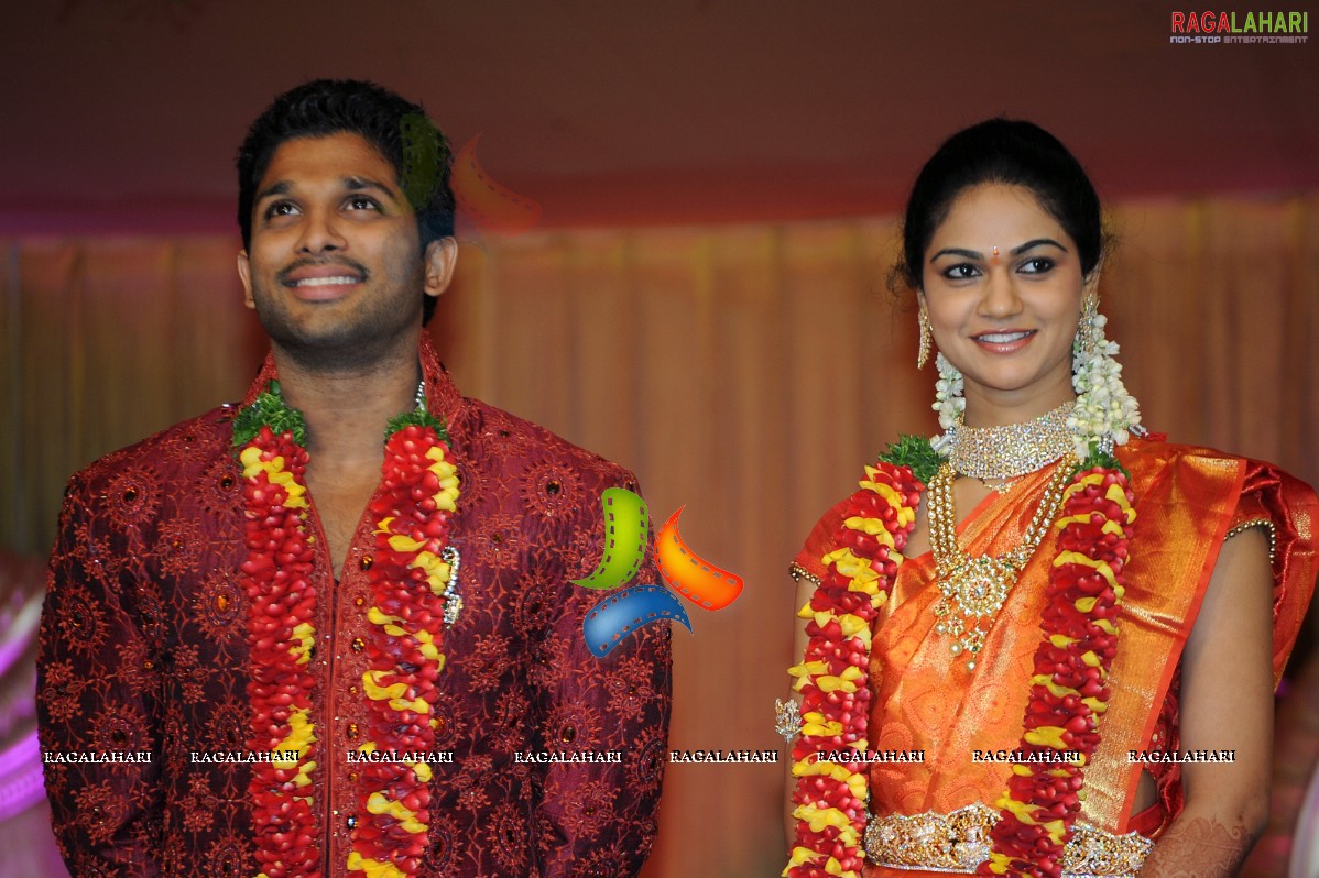 Allu Arjun-Sneha Reddy Wedding Reception