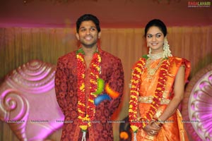 Allu Arjun-Sneha Reddy Wedding Reception