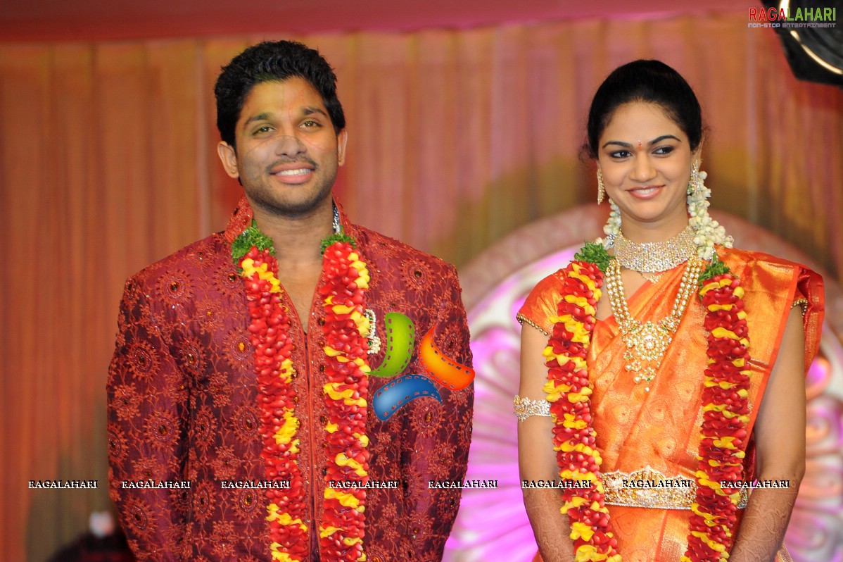 Allu Arjun-Sneha Reddy Wedding Reception