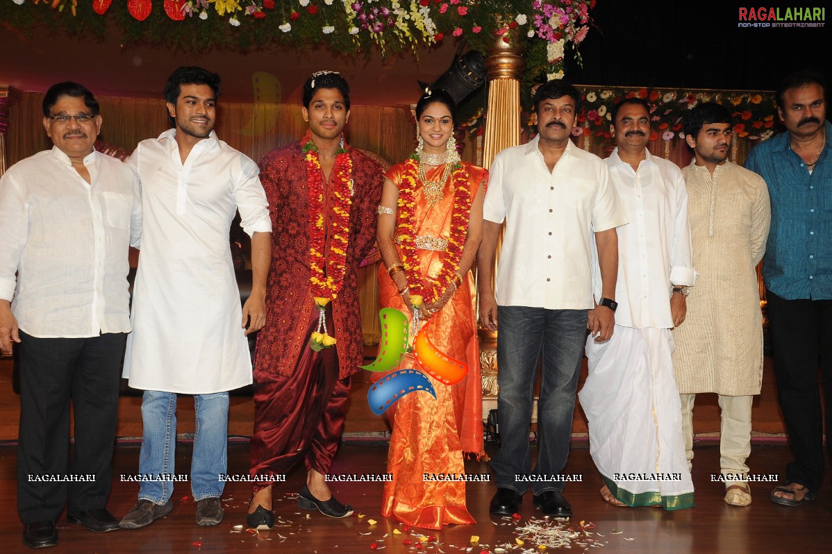 Allu Arjun-Sneha Reddy Wedding Reception