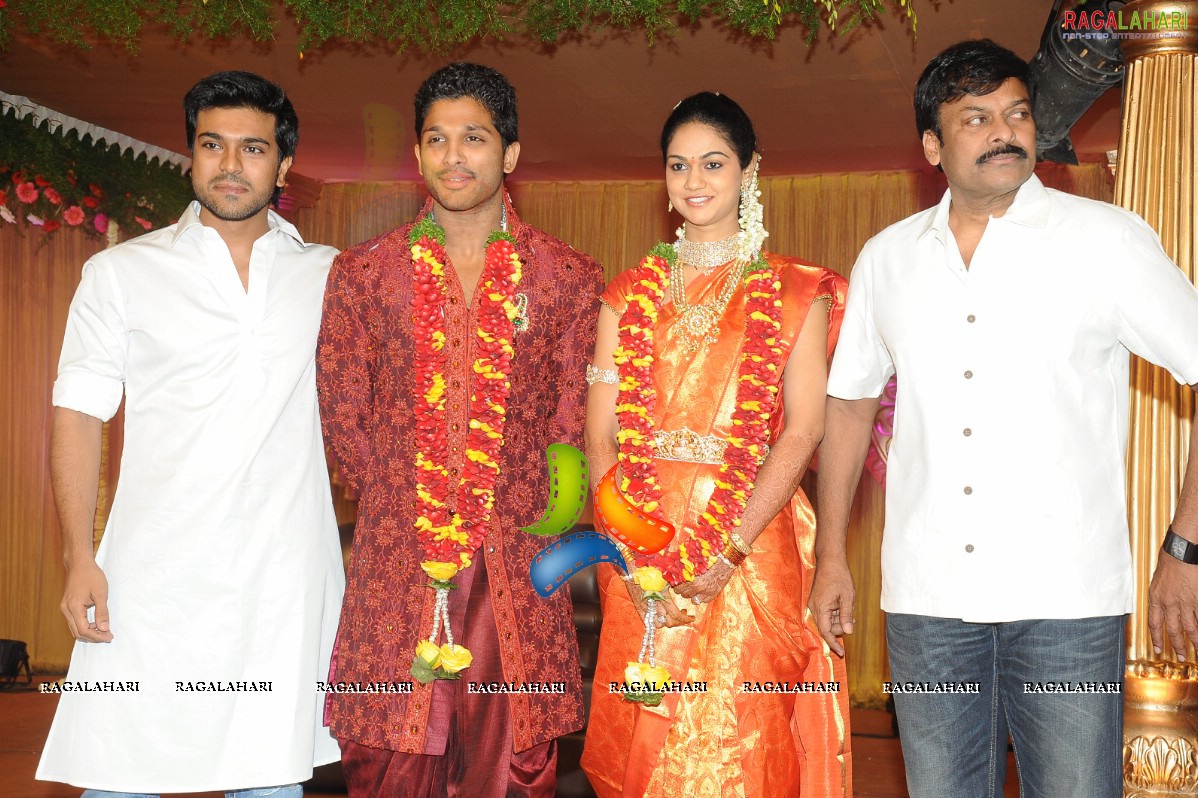 Allu Arjun-Sneha Reddy Wedding Reception