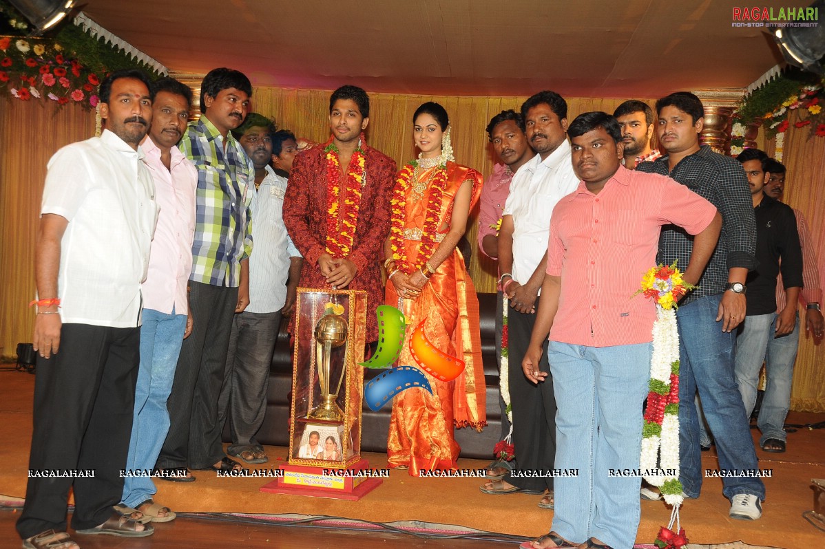 Allu Arjun-Sneha Reddy Wedding Reception