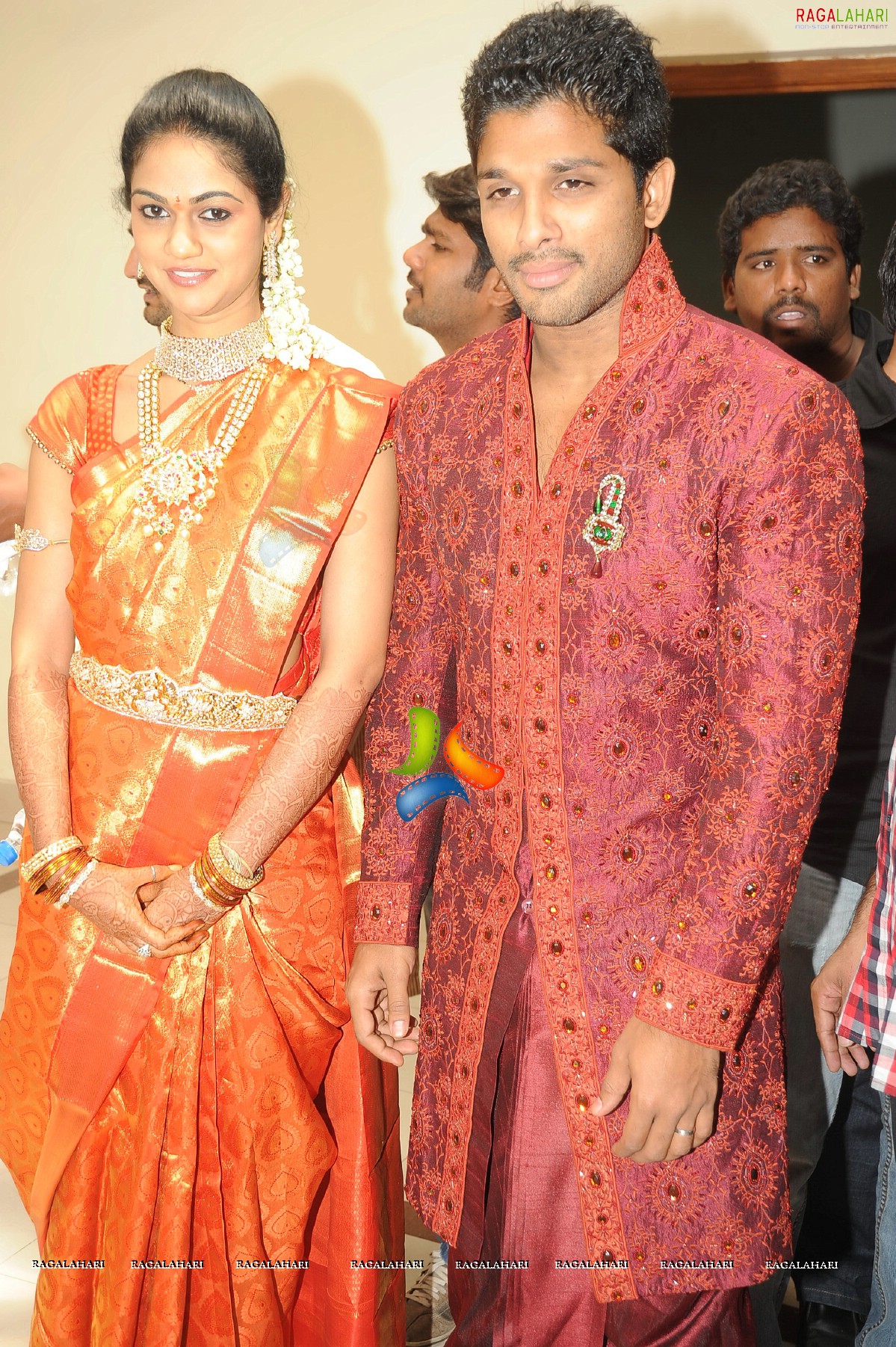 Allu Arjun-Sneha Reddy Wedding Reception