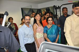 Chandrababu Naidu Launches Dinaz's Fitness Studio at Somajiguda