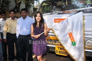 Ritu Barmecha Flags off Matrimony Express