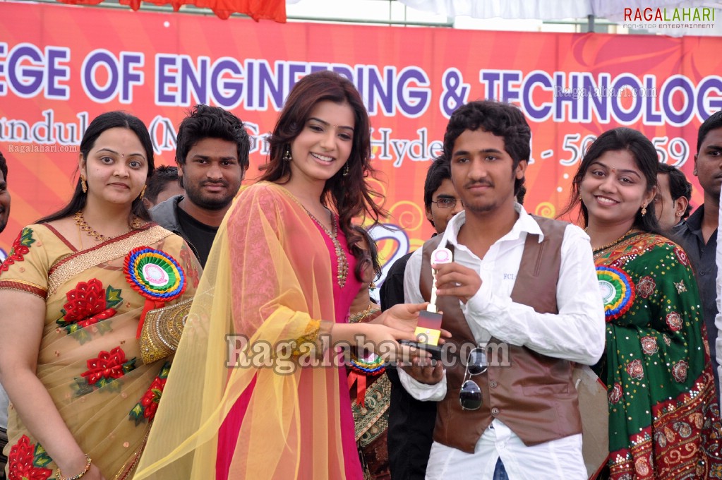 Samantha at Nishita College of Engineering Annual Day 2011