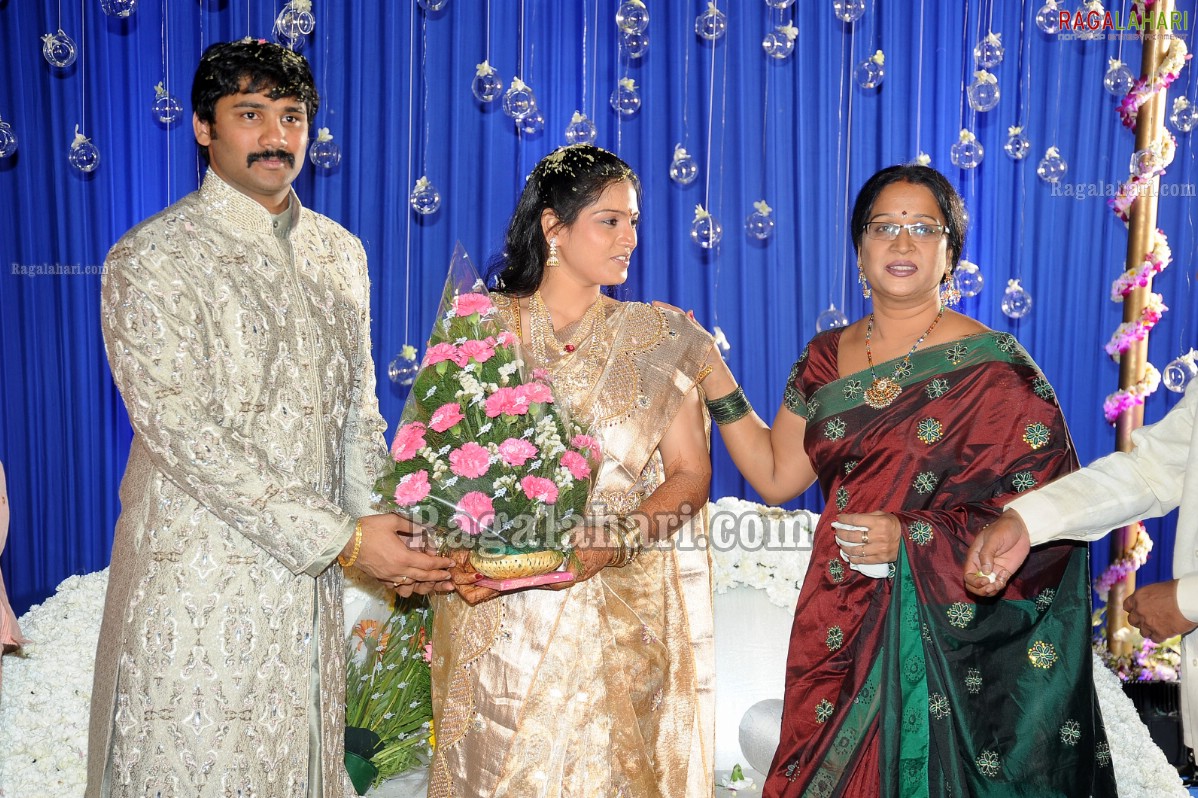 Ashok Kumar's Son Pradeep Chowdary-Divya's Wedding Reception