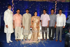 Ashok Kumar Son Pradeep Chowdary-Divya Wedding Reception