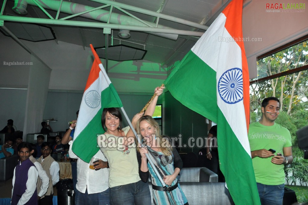 India-Pakistan Semi Finals Hungama at HICC