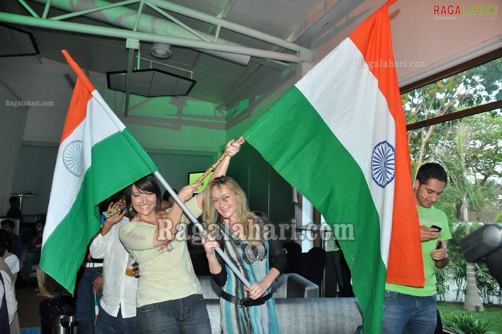 India-Pakistan Semi Finals Hungama at HICC