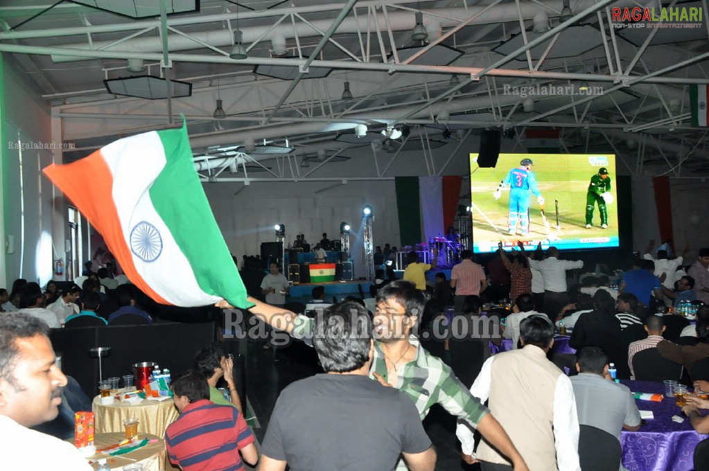 India-Pakistan Semi Finals Hungama at HICC