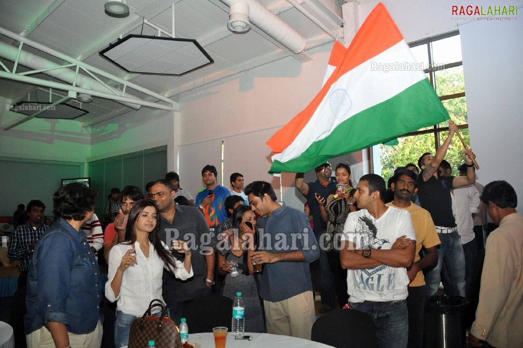 India-Pakistan Semi Finals Hungama at HICC