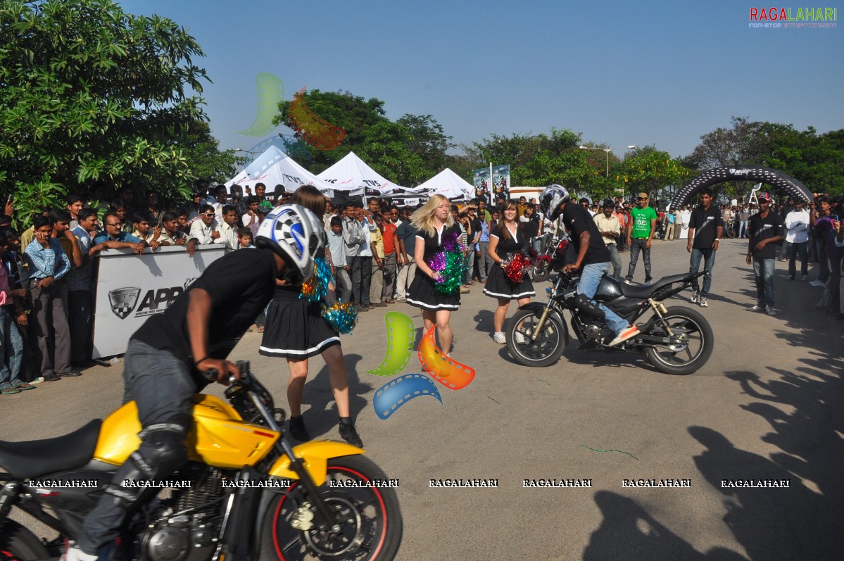 TVS Apache Pro Performance Show