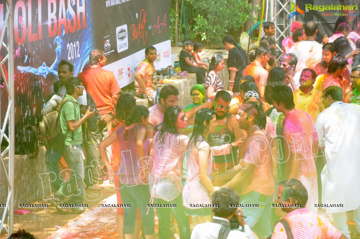 Big Fat Holi Bash 2012 at Taj Banjara