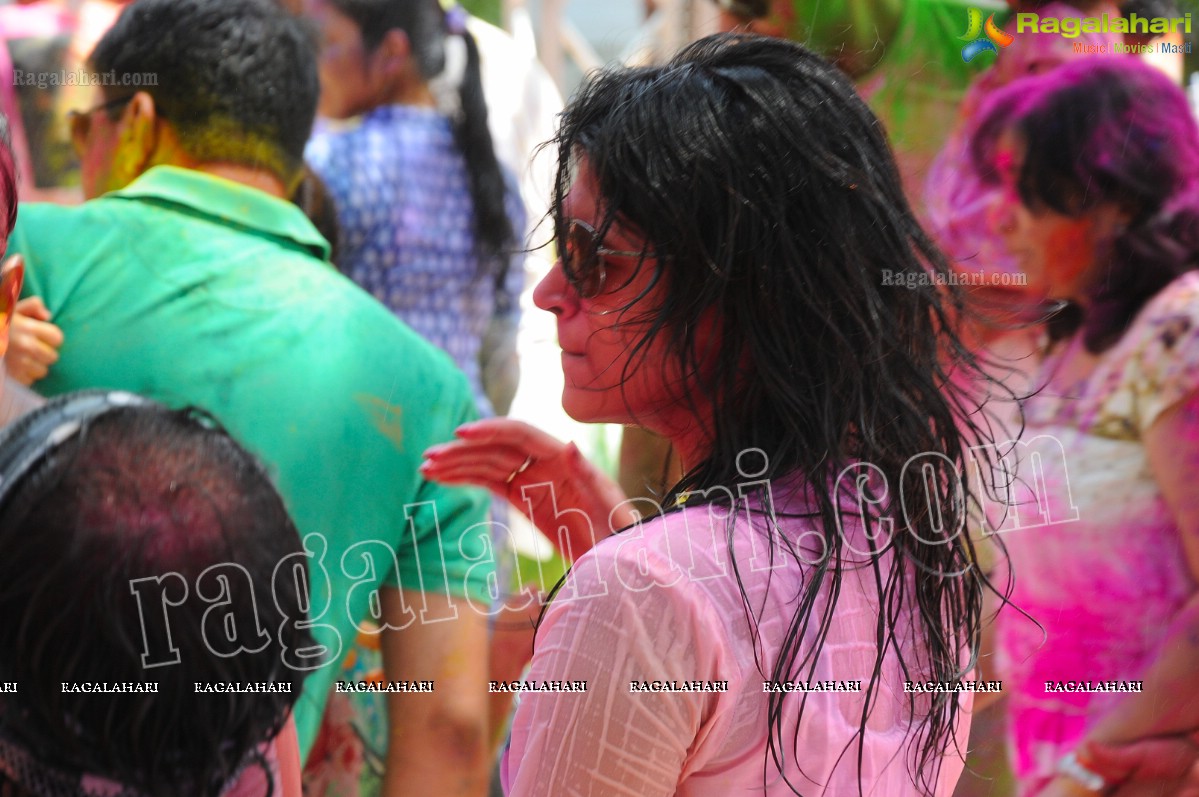 Big Fat Holi Bash 2012 at Taj Banjara